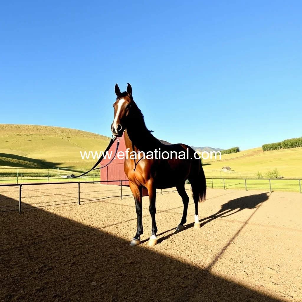 Artistic representation for New barn in Silver Creek opens provides high level care for high level dressage horses