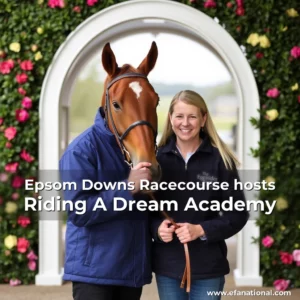 Artistic representation for Epsom Downs Racecourse hosts Riding A Dream Academy