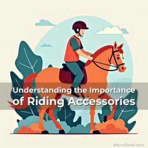 Artistic representation for Understanding the Importance of Riding Accessories