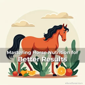 Read more about the article Mastering Horse Nutrition for Better Results