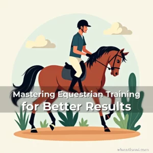 Read more about the article Mastering Equestrian Training for Better Results