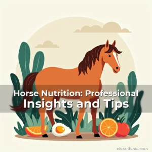 Artistic representation for Horse Nutrition: Professional Insights and Tips