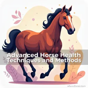 Artistic representation for Advanced Horse Health Techniques and Methods