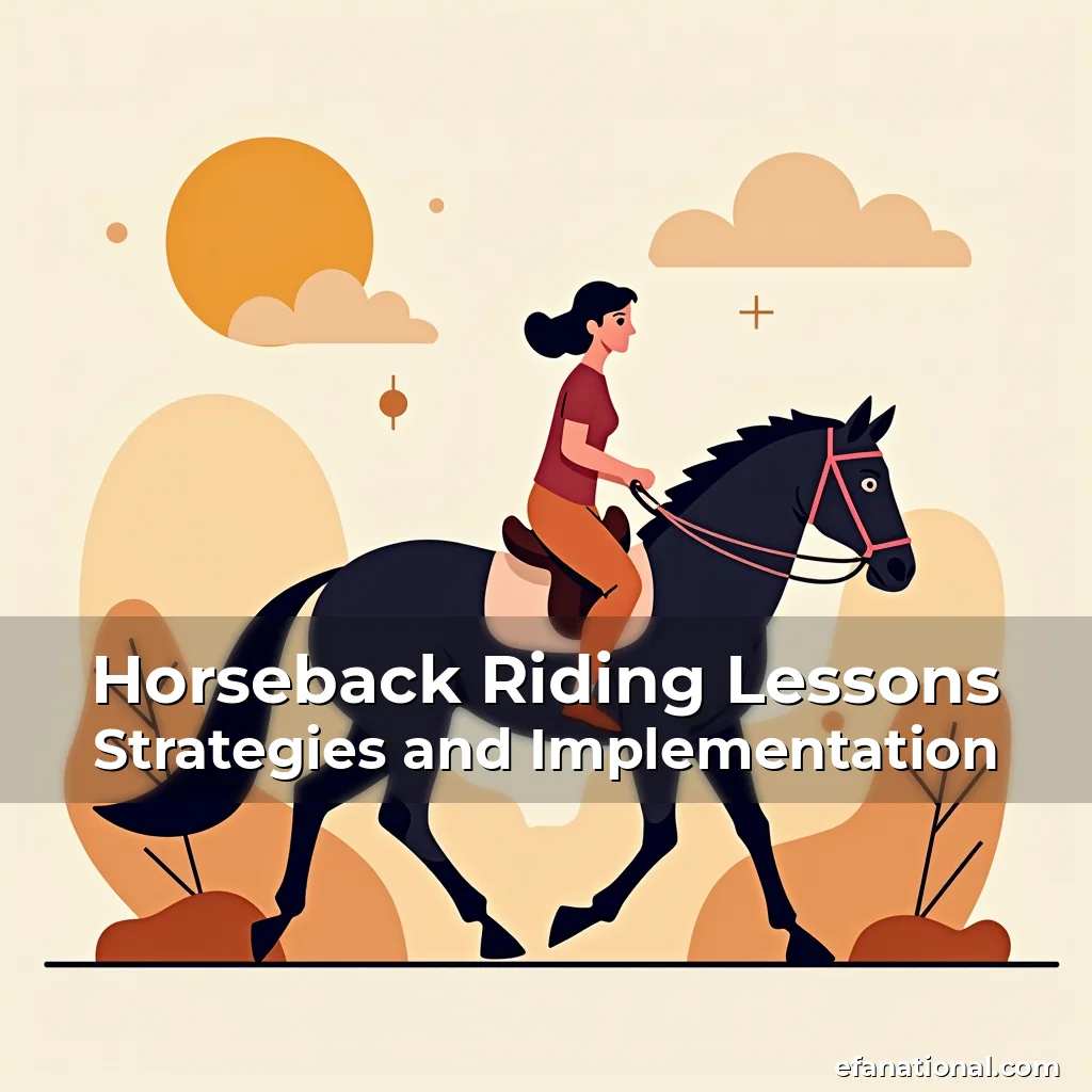 Artistic representation for Horseback Riding Lessons Strategies and Implementation