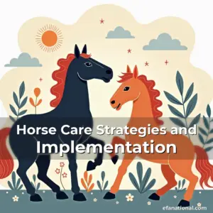 Artistic representation for Horse Care Strategies and Implementation