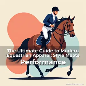 Artistic representation for The Ultimate Guide to Modern Equestrian Apparel: Style Meets Performance