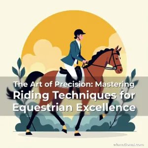 Artistic representation for The Art of Precision: Mastering Riding Techniques for Equestrian Excellence