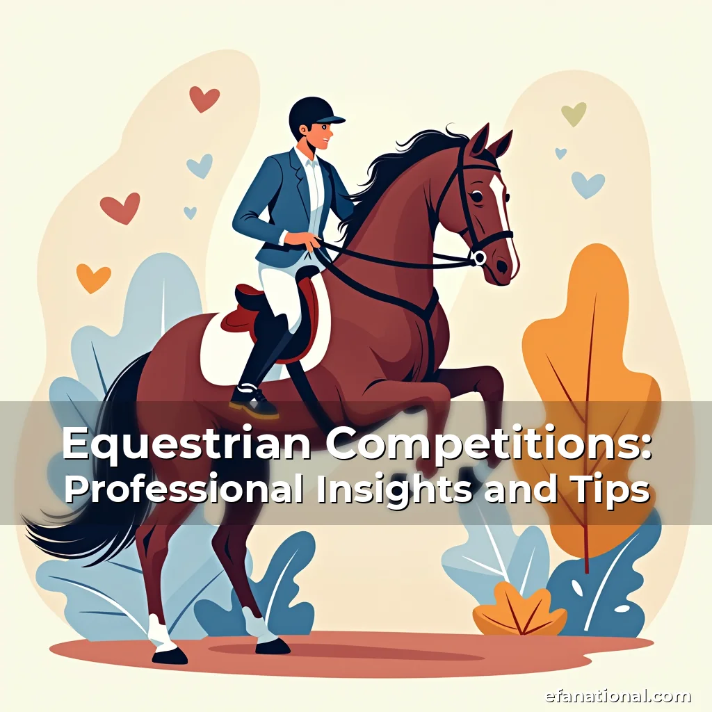 Artistic representation for Equestrian Competitions: Professional Insights and Tips