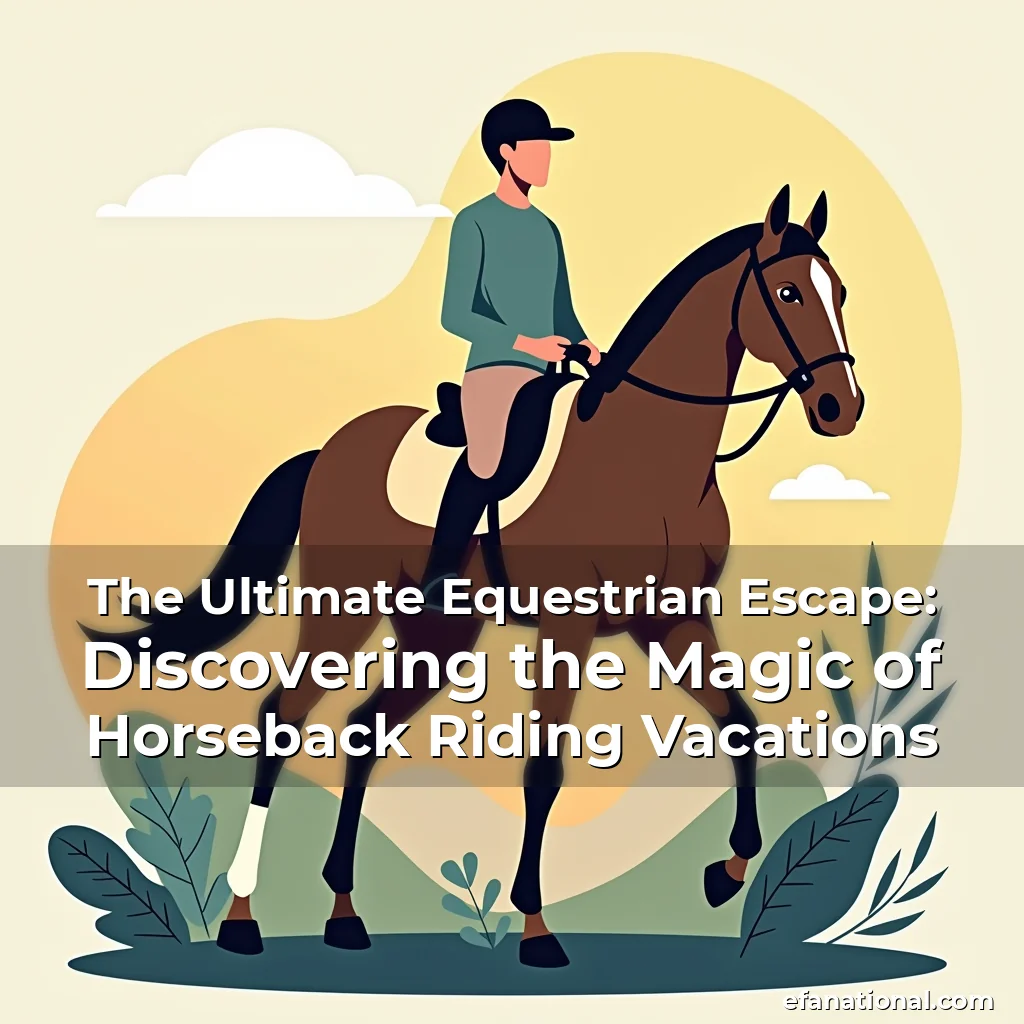 Artistic representation for The Ultimate Equestrian Escape: Discovering the Magic of Horseback Riding Vacations