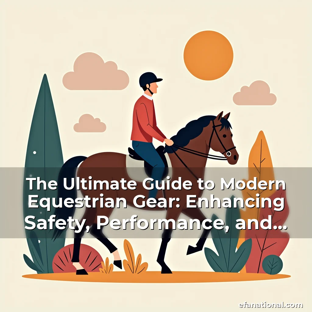 Artistic representation for The Ultimate Guide to Modern Equestrian Gear: Enhancing Safety, Performance, and Comfort